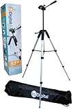 Tru Digital 57" Camera Tripod With Deluxe Tripod Carrying Case For Digital  ....