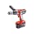 Black & Decker HP188F3B 18 Volt Hammer Drill, 2 x 18 Volt Batteries with Kit Box