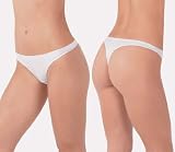 Ilusions Womens Microfiber Low-rise Everyday Comfort Thong