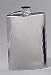 STEEL CHECKERED FLASK - 7 OUNCE STAINLESS STEEL CHECKERED FLASK