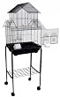 Canary Parakeet Cockatiel LoveBird Finch Bird Cage - 18"x18"x54" With Stand 5944 *Black*