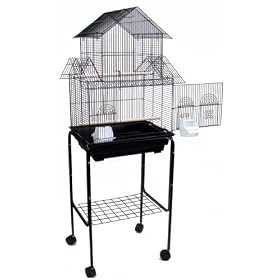 Canary Parakeet Cockatiel LoveBird Finch Bird Cage - 18