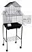 Canary Parakeet Cockatiel LoveBird Finch Bird Cage - 18"x18"x54" With Stand 5944 *Black*