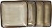 Sango Nova Brown Square Salad Plates, Set of 4
