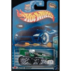 Mattel Hot Wheels 2003 1:64 Scale Green Alt Terrain Treadator Die Cast Car #166