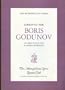 Libretto for Boris Godunov: An Opera in Four Acts