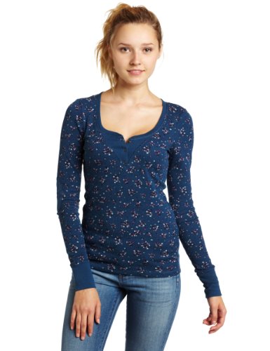 Roxy Juniors Log Cabin Long Sleeve Print Shirt