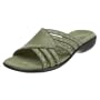 Clarks Women's Begga Slide Sandal,Moss Green,9 M