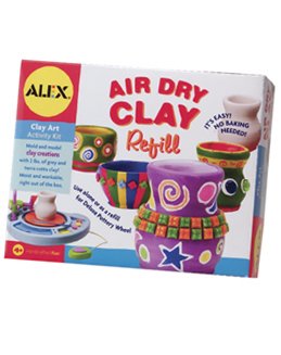 Childrens Toyshop  Toys : Pottery Wheel Air Dry Clay Refill