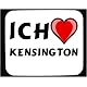 Mauspad mit Ich liebe Kensington Dekoration