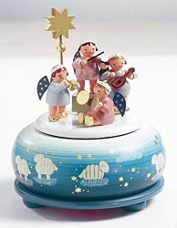 Small Music Box - Musical Angels (6.3 inches)