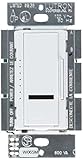 Lutron MIRLV-600M-SW Maestro IR 450-watt Multi Location Magnetic Low Voltage Dimmer, Snow by Lutron