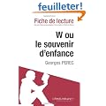 W ou le souvenir d'enfance de Georges Perec (Fiche de lecture)