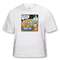 Londons Times Funny Aliens Cartoons - Water On Mars Debate Settled By Evian - T-Shirts