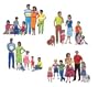MULTICULTURAL FAMILIES FLANNELBOARD
