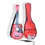 25" Kid's Toy Guitar with Carrying Bag and Accessories - Pretty Princess Pink