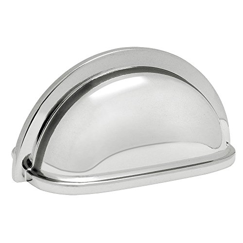 Cosmas 4310CH Polished Chrome Cabinet Hardware Bin Cup Drawer Handle Pull - 3