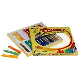 Crayon, pastel and water color paint rolled into one by Crayons