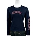 Clemson Tigers Ladies Navy Blue Ivy League Long Sleeve T-shirt