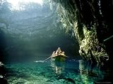 Kefalonia, the Underground Lake of Melissani Photographic Poster Print by Ian West, 16x12