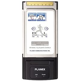 PLANEX CardBus対応SuperG 無線LANカード GW-NS54SGX