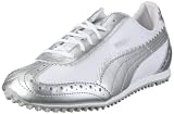 Puma Golf Cat Wn's NM 185343, Damen Sportschuhe - Golf, Silber (white-puma silver 02), EU 37.5 (UK 4.5) (US 7)