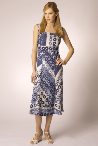 Per Una Pure Linen Circle Spot Dress clothing