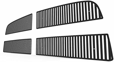 Black Powdercoat Vertical Billet Grille Grill Insert Trim fits: 2009-2012 Dodge Ram 1500 - Ferreus Industries - TRK-116-02black
