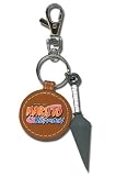 Naruto Shippuden: Kunai & Leather Patch Keychain