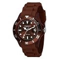 Madison New York Unisex-Armbanduhr Candy Time Analog Silikon braun U4167-19/2