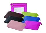 Neat Pockets Zippered Leather Pouch