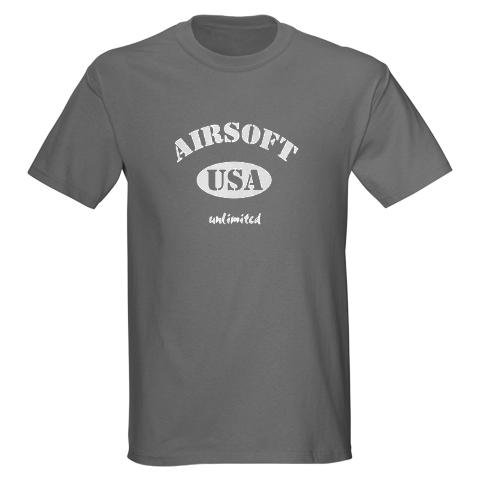 USA Airsoft Classic Sports Dark T-Shirt by CafePress 