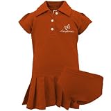 Texas Longhorns Burnt Orange Infant Pique Dress