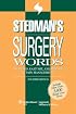 Stedman's Surgery Words: Includes Anatomy, Anesthesia & Pain Management (Stedman's Word Book)