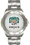 Ohio University Bobcats Mens Sports Steel Watch