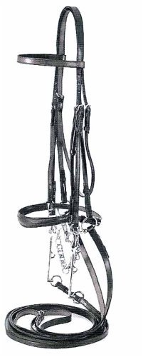 Bridle Leather Weymouth Bridle w/ 2 Sets of Reins