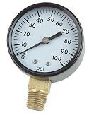 Little Giant PG-14 Pressure Guage, 1/4 Bottom Mount (577715)