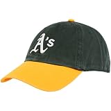 MLB '47 Brand Oakland Athletics Green-Gold Franchise Fitted Hat (Small)