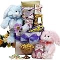SCHEDULE YOUR DELIVERY DAY Pink Easter Bunny Care Package Gift Box