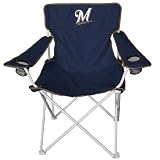 Logo Chairs 516-12 Milwaukee Brewers Deluxe Outdoor Folding Chair
