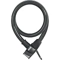 ABUS Fahrradschloss Racer 660/75LL + URB, schwarz, 75 cm
