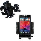 Bike Handlebar Holder Mount System for the Motorola DROID RAZR - Gomadic Brand