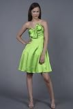 Apple Green Bow Cocktail Dresses by Mary L Couture