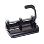 Officemate  Heavy Duty Adjustable 2-3 Hole Punch with Lever Handle, 32-Sheet Capacity, Black (90078)