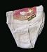 Pack of 3 Girls White Plain Cotton Briefs/Pants