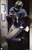 (22x34) Detroit Lions (Calvin Johnson) Sports Poster Print
