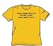 チーズ画像 - 男性用アダルトゴールド半袖Tシャツ