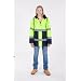 Utility Pro Wear UHV664 Polyester High-Visibility Ladies Jacket with Storm Cuffs, X-Large, Lime/Navy