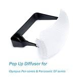 Ezfoto White Pop-Up Flash Diffuser for Olympus Pen E-P1 E-P2 E-P3 E-PL1 E-PL2 and Panasonic Lumix GF1 GF2 GF3
