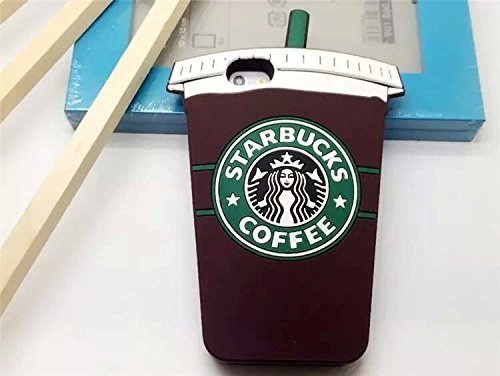Cool Starbucks 3D Silicone Coffee Cup Phone Case Cover For Apple iPhone 6 plus 5.5 inch ~ USA